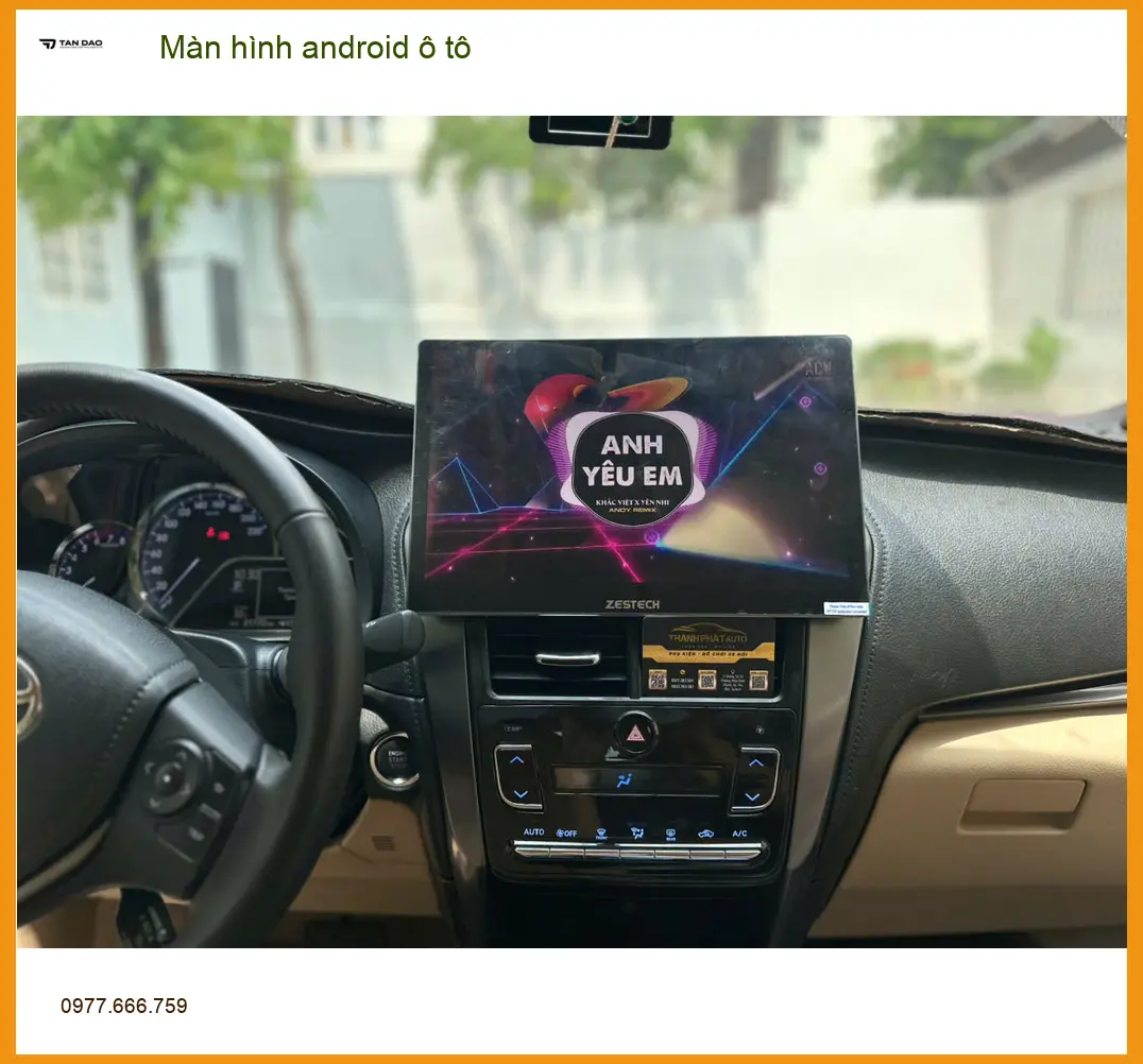 Anh Khải lắp Màn hình android ô tô cho Hyundai Creta tại Quận 9 để tiện dẫn đường và giải trí ảnh thực tế 4