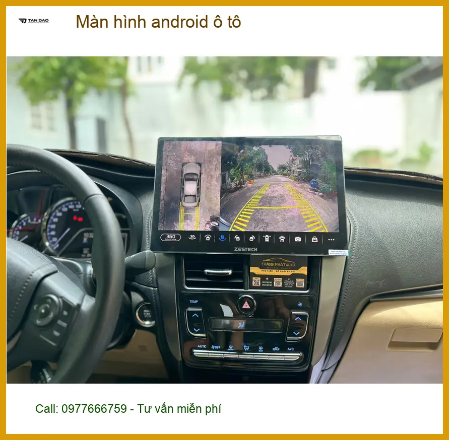 Anh Khải lắp Màn hình android ô tô cho Hyundai Creta tại Quận 9 để tiện dẫn đường và giải trí ảnh thực tế 5