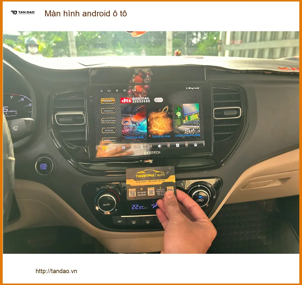 Chị Thảo nâng cấp màn hình android ô tô Honda CRV tại Quận 9 ảnh thực tế 3