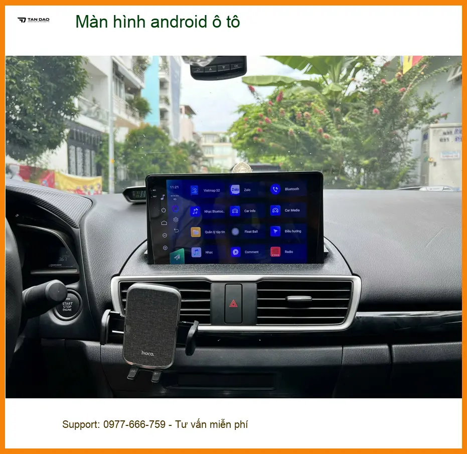Anh Dũng lắp màn hình android ô tô cho Suzuki XL7 tại Quận 2 để tiện dẫn đường và giải trí trên xe ảnh thực tế 2