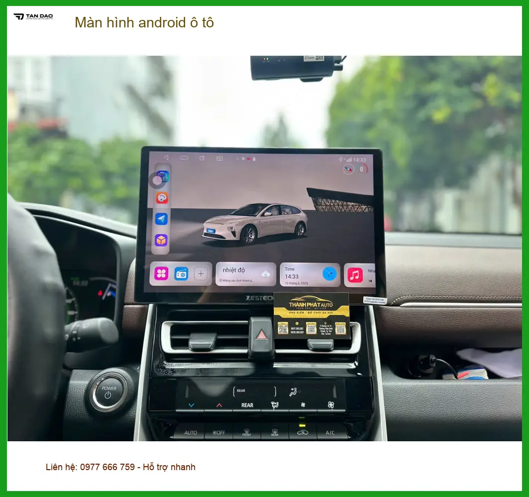 Anh Minh lắp màn hình android ô tô Hyundai Accent tại Hóc Môn để tiện dẫn đường và giải trí trên xe ảnh thực tế 2