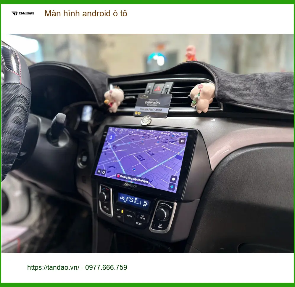 Anh Bảo lắp màn hình Android ô tô cho Hyundai SantaFe tại Hóc Môn ảnh thực tế 4