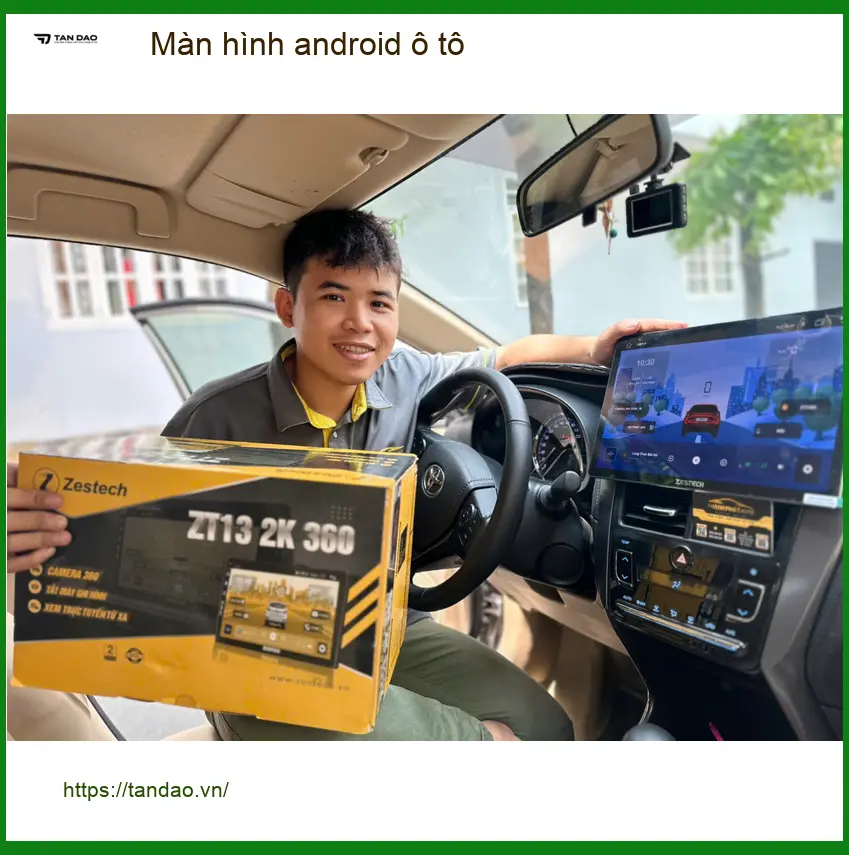 Anh Quốc Huy lắp màn hình Android ô tô Kia Carnival tại Quận Tân Phú