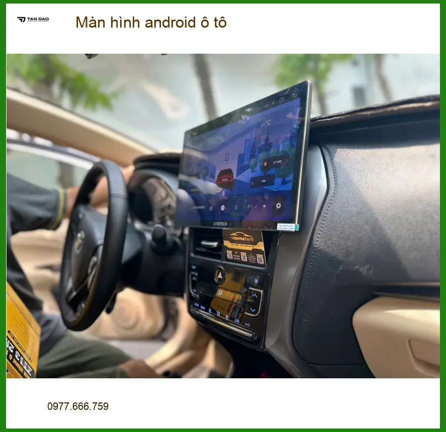 Anh Quốc Huy lắp màn hình Android ô tô Kia Carnival tại Quận Tân Phú ảnh thực tế 2