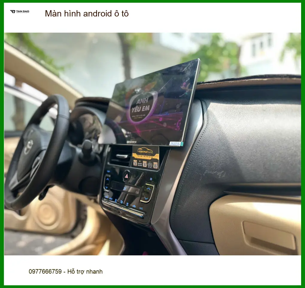 Anh Quốc Huy lắp màn hình Android ô tô Kia Carnival tại Quận Tân Phú ảnh thực tế 3