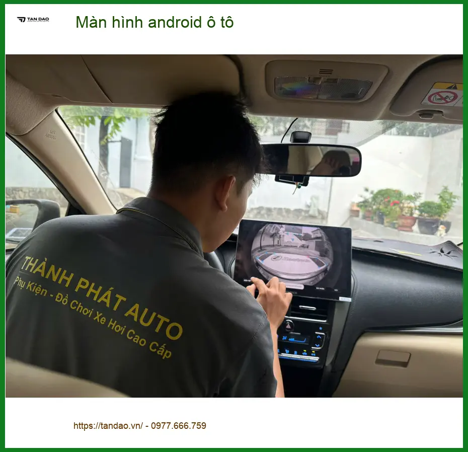 Anh Quốc Huy lắp màn hình Android ô tô Kia Carnival tại Quận Tân Phú ảnh thực tế 4