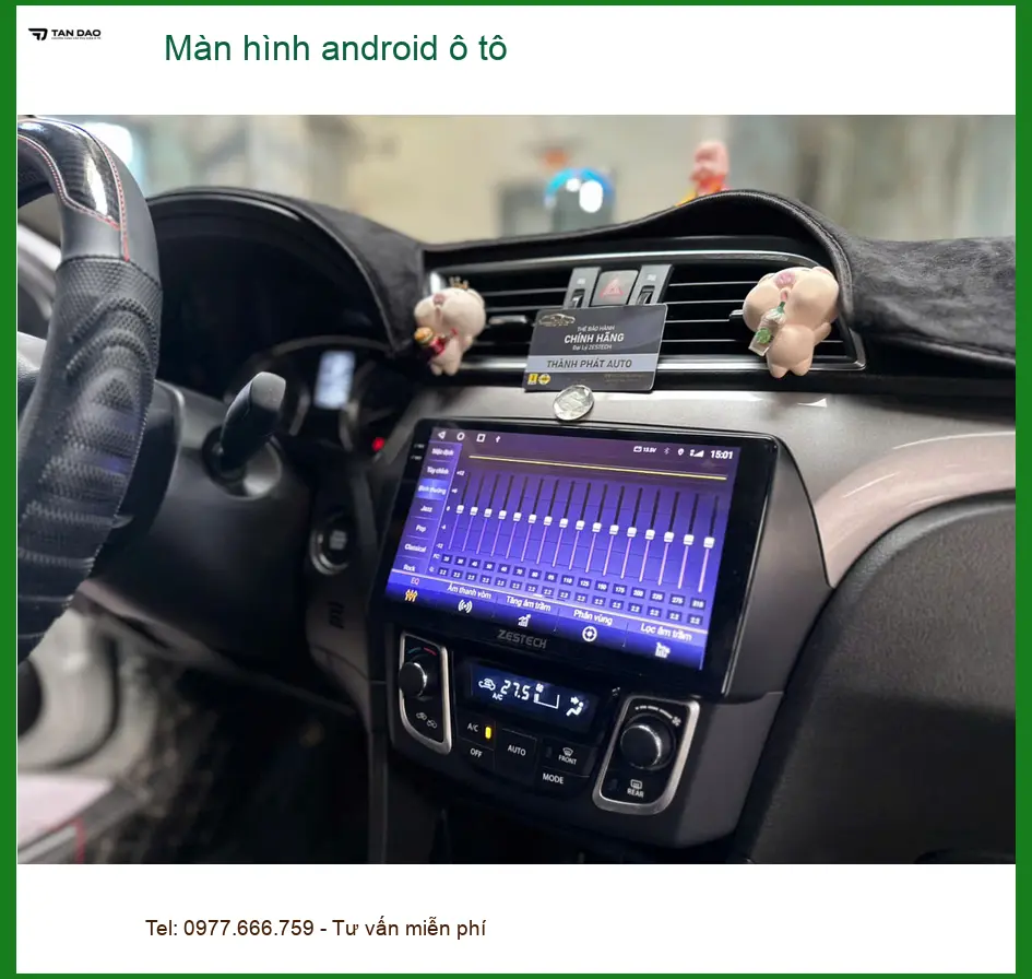 Chị Minh nâng cấp màn hình Android ô tô cho Mazda CX-5 tại Quận 8 vì màn hình zin quá cũ ảnh thực tế 5