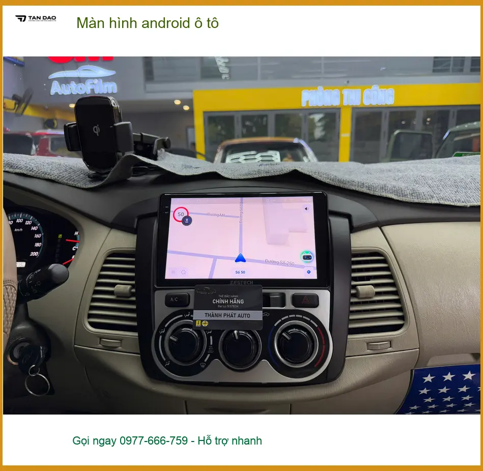 Anh Quang nâng cấp màn hình Android ô tô cho Hyundai Accent tại Quận Bình Tân