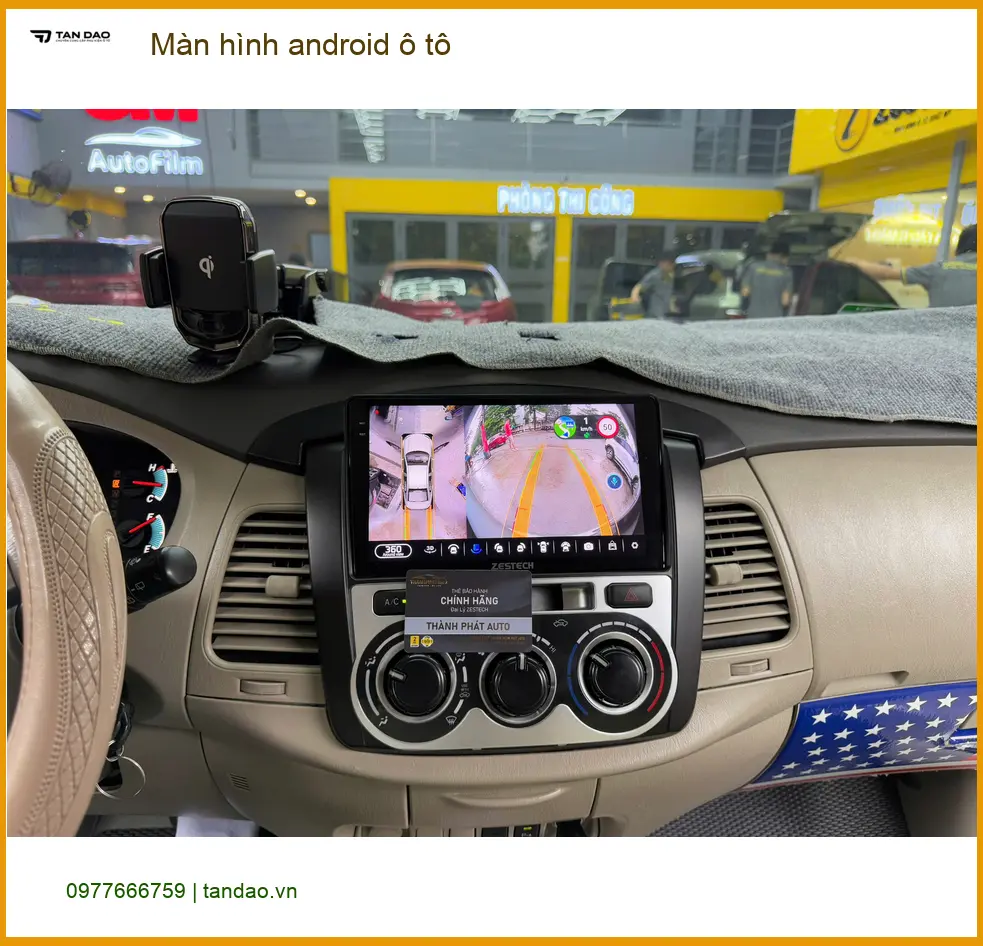 Anh Quang nâng cấp màn hình Android ô tô cho Hyundai Accent tại Quận Bình Tân ảnh thực tế 2