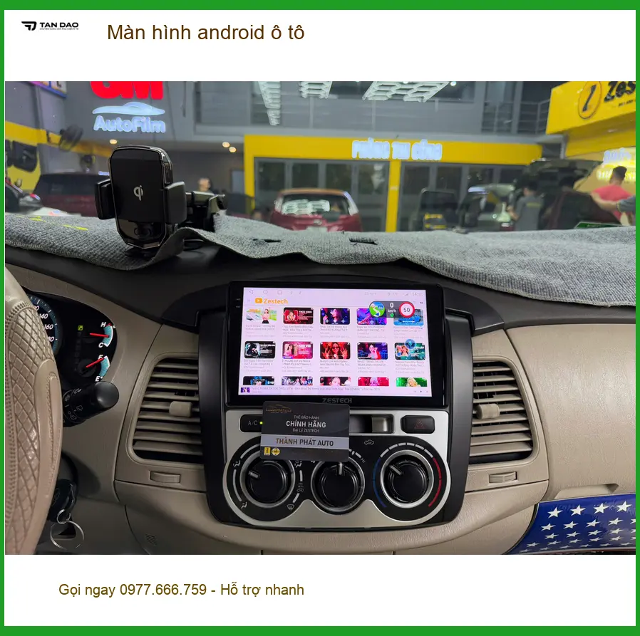 Anh Quang nâng cấp màn hình Android ô tô cho Hyundai Accent tại Quận Bình Tân ảnh thực tế 3