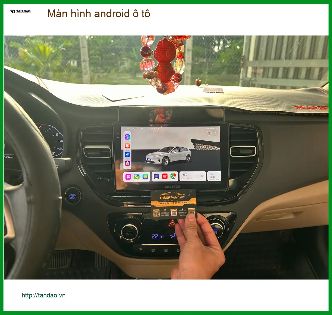 Anh Duy nâng cấp màn hình Android ô tô cho Hyundai Accent tại Huyện Hóc Môn ảnh thực tế 2