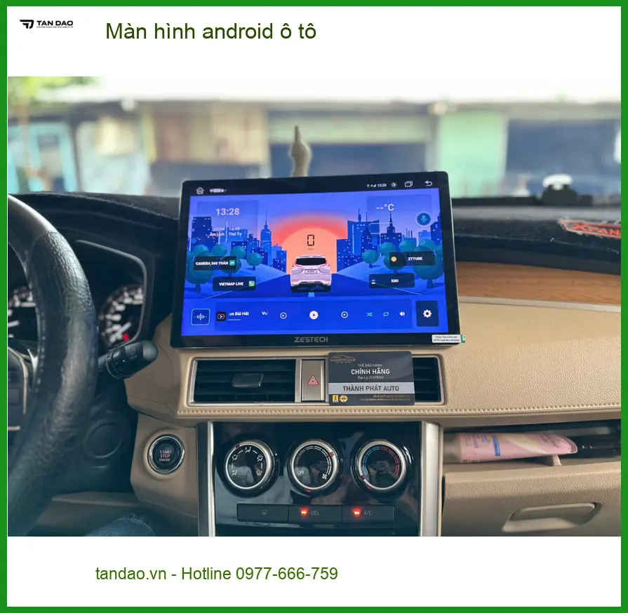 Nâng cấp màn hình Android ô tô cho Suzuki XL7 tại Quận 3 cùng Anh Quang ảnh thực tế 2