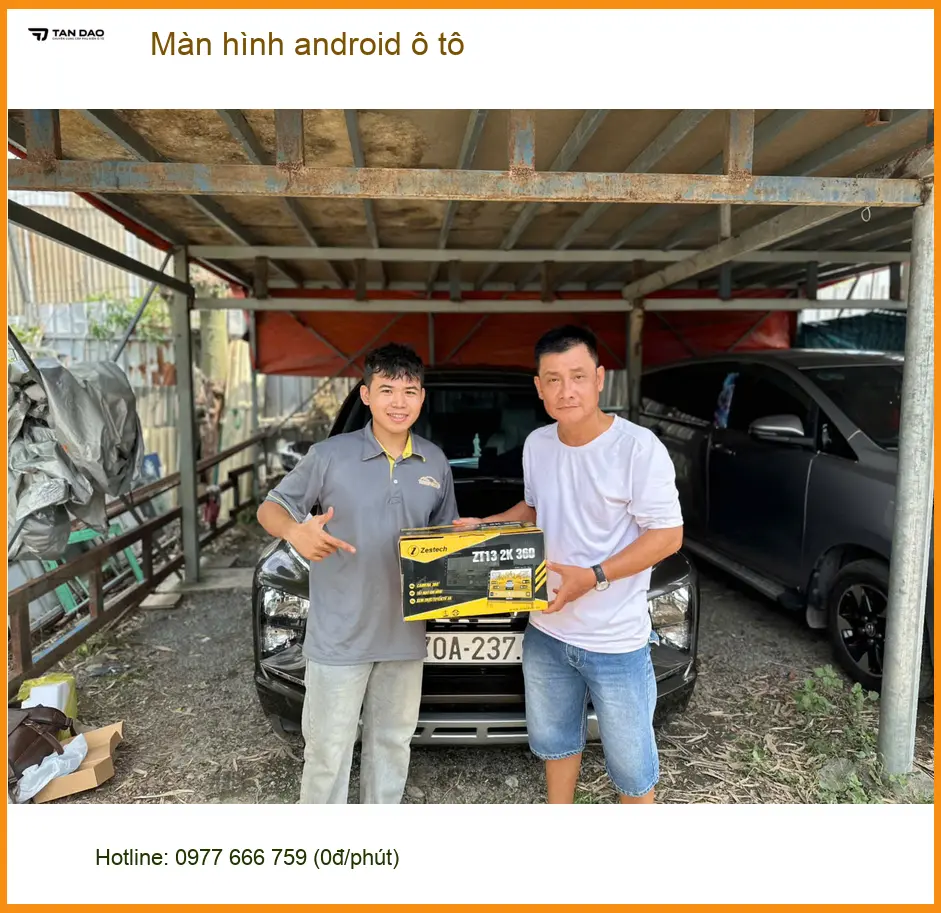 Nâng cấp màn hình Android ô tô cho Suzuki XL7 tại Quận 3 cùng Anh Quang ảnh thực tế 4
