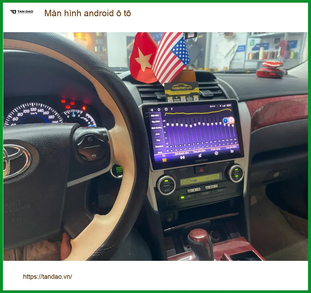 Anh Tùng lắp màn hình android ô tô cho Hyundai Accent ở Quận 3 để có trải nghiệm lái tốt hơn ảnh thực tế 2