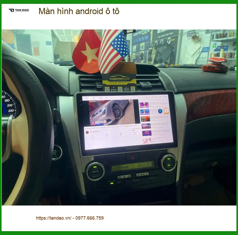 Anh Tùng lắp màn hình android ô tô cho Hyundai Accent ở Quận 3 để có trải nghiệm lái tốt hơn ảnh thực tế 3