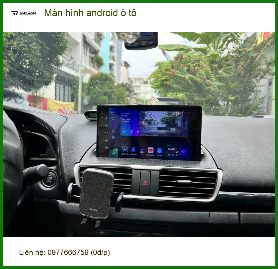 Cô Hà lắp màn hình Android ô tô Honda CRV Quận 7 lái xe an toàn hơn. ảnh thực tế 4
