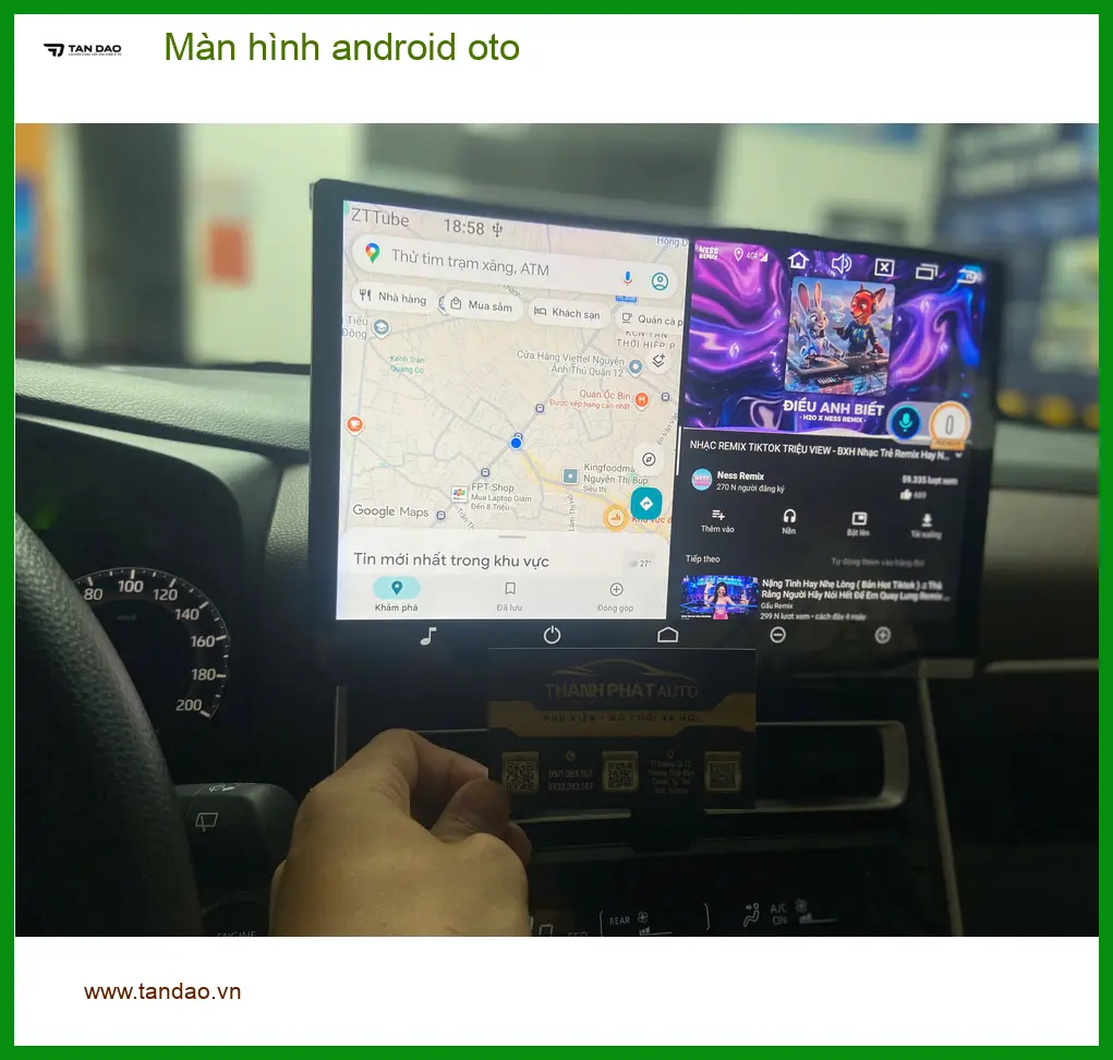 Anh Minh lắp màn hình Android ô tô Honda CRV tại Quận 2 để nâng tầm trải nghiệm lái