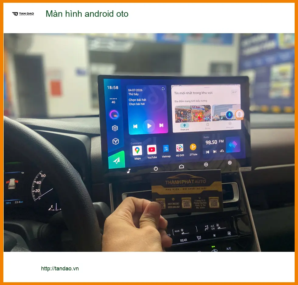 Anh Minh lắp màn hình Android ô tô Honda CRV tại Quận 2 để nâng tầm trải nghiệm lái ảnh thực tế 3