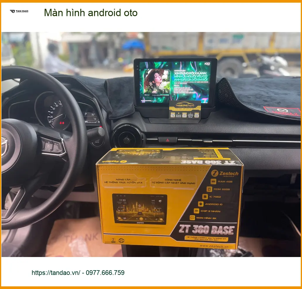 Anh Quang nâng cấp màn hình android oto cho Hyundai Elantra ở Thủ Đức ảnh thực tế 2
