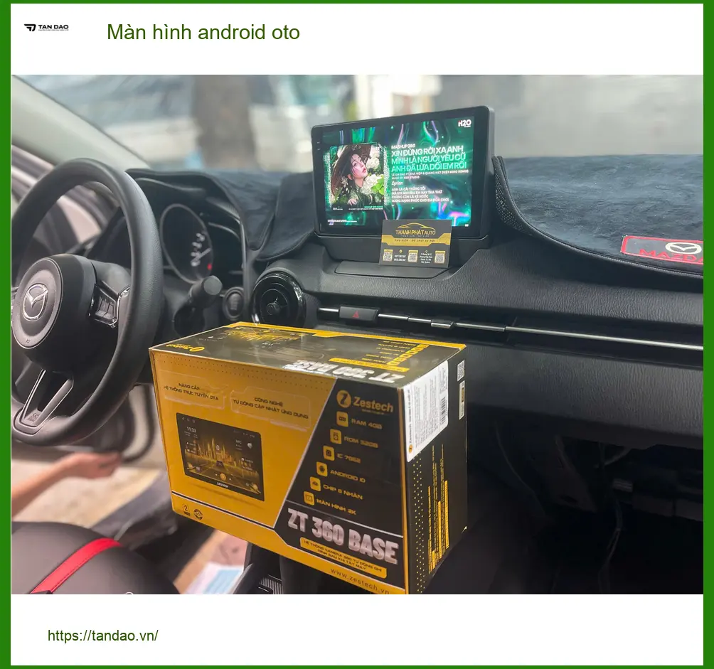 Anh Quang nâng cấp màn hình android oto cho Hyundai Elantra ở Thủ Đức ảnh thực tế 3