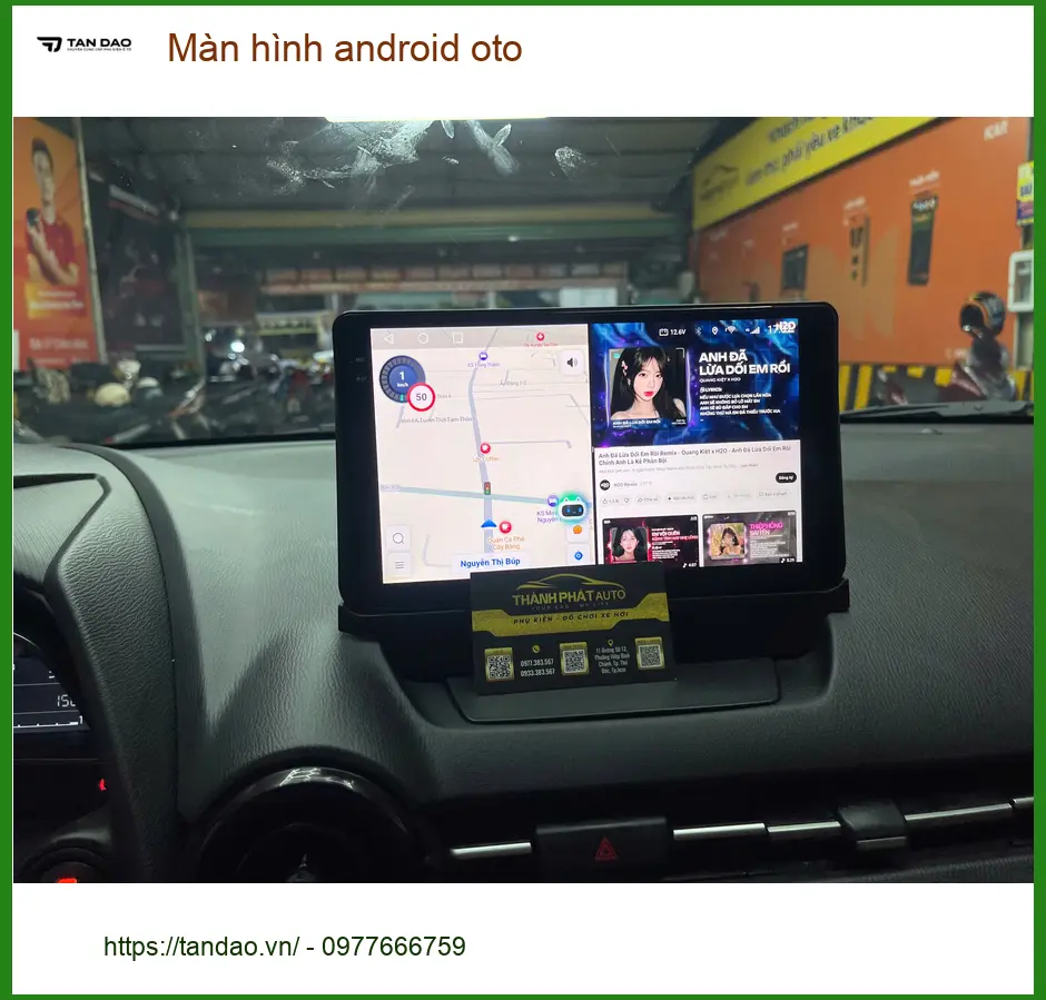 Anh Khải lắp Màn hình android oto cho Hyundai Accent tại Quận 6 để nâng tầm giải trí. ảnh thực tế 4