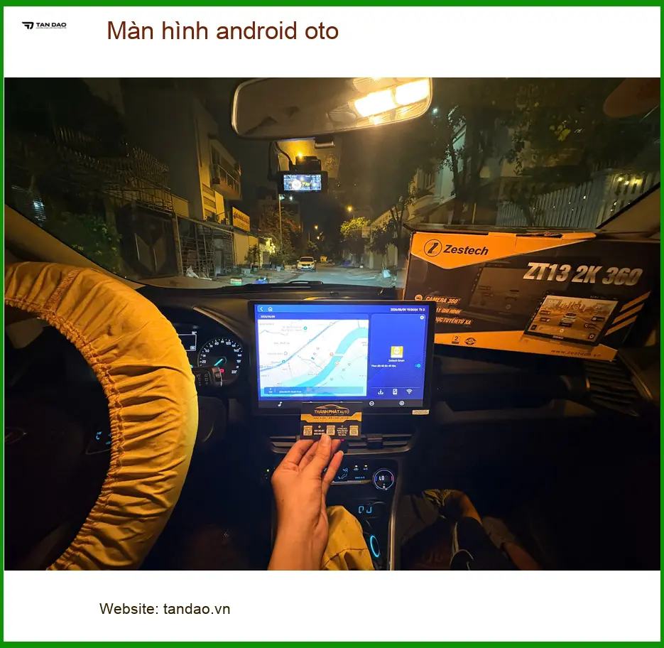 Anh Vĩnh Khang lắp Màn hình android oto chính hãng cho Hyundai Accent tại Quận 1
