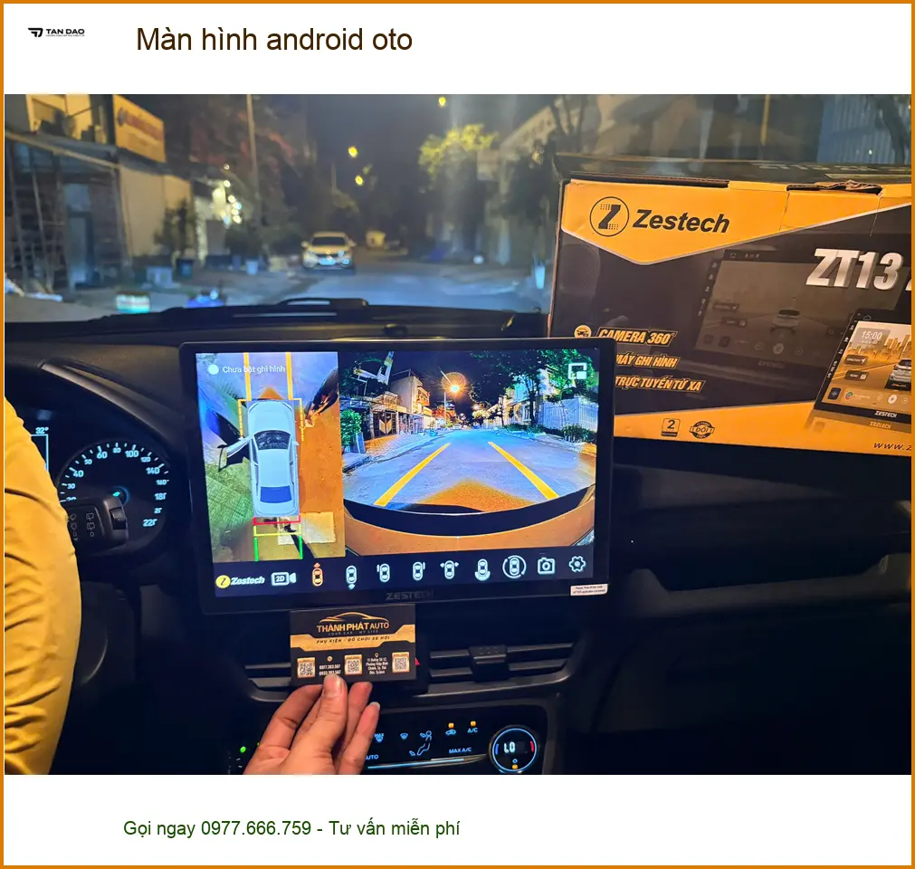 Anh Vĩnh Khang lắp Màn hình android oto chính hãng cho Hyundai Accent tại Quận 1 ảnh thực tế 2