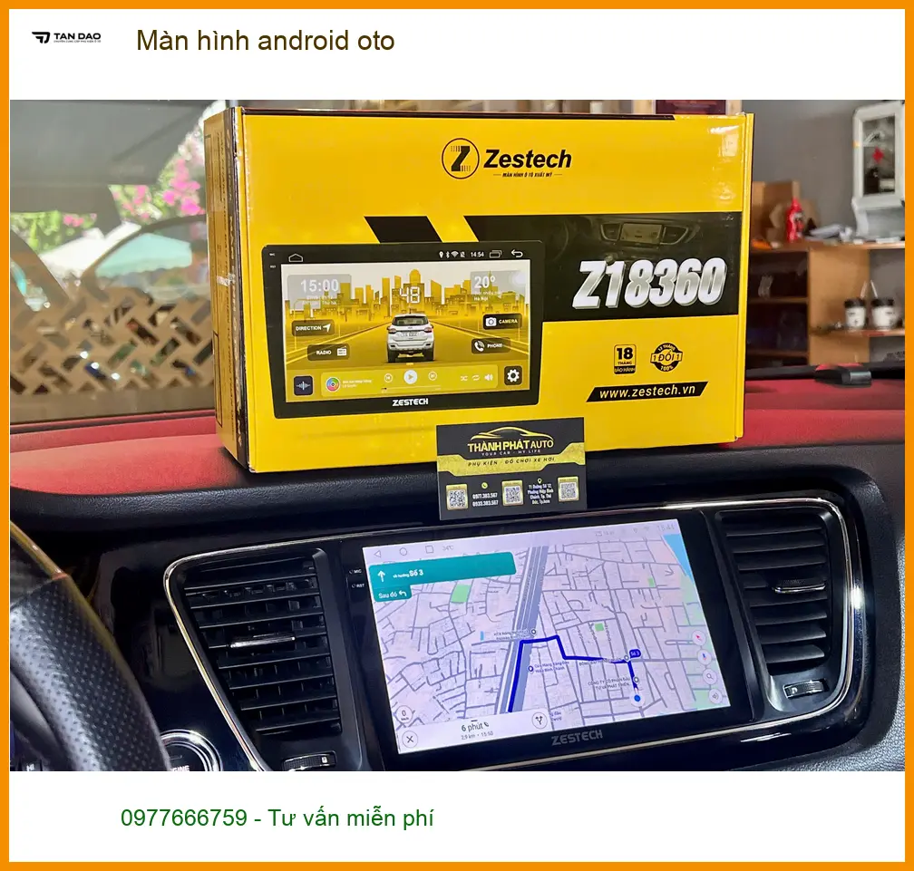 Cô Mai Lan lắp màn hình android oto cho Honda CR-V tại Củ Chi tiện nghi ảnh thực tế 2