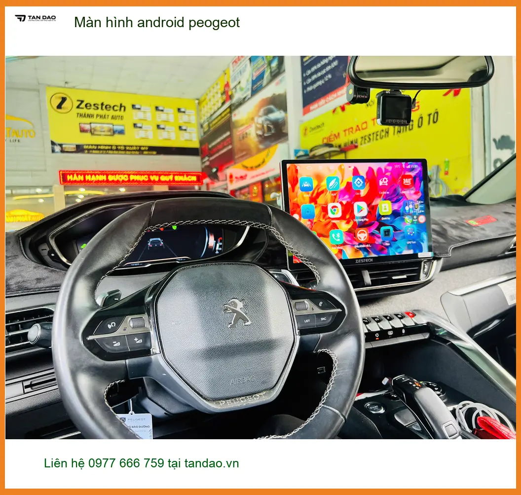 Anh Khang nâng cấp màn hình Android Peugeot 5008 tại Quận 6, màn zin chậm. ảnh thực tế 4