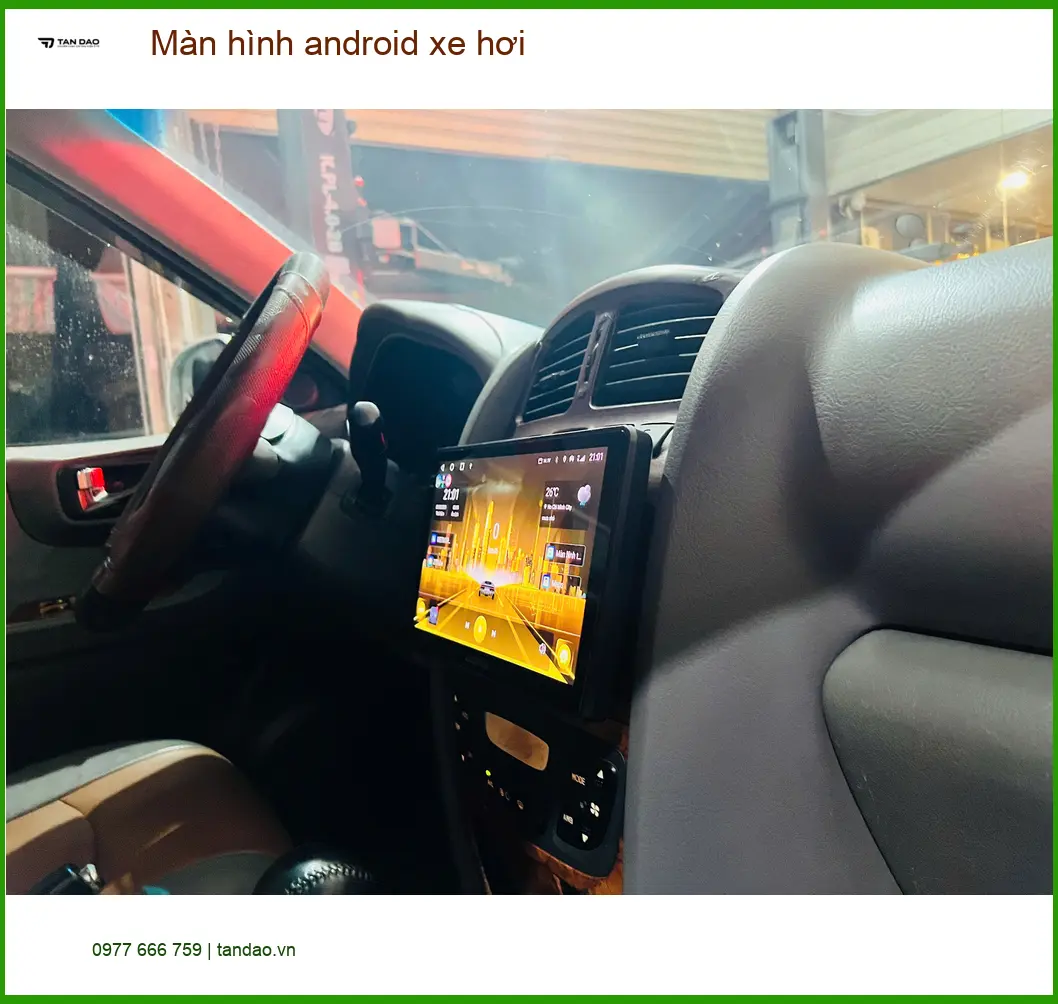 Chị Thảo lắp màn hình android cho Toyota Raize tại Cần Giờ để trải nghiệm lái xe hiện đại hơn ảnh thực tế 2
