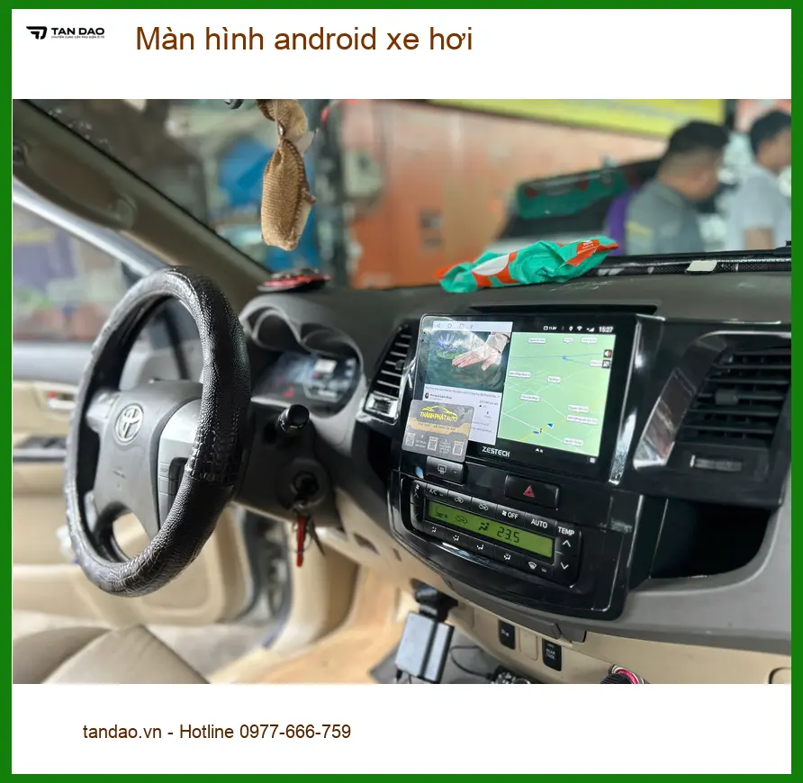 Anh Gia Bảo lắp màn hình Android xe hơi Kia Carnival Quận 2 thay màn hình cũ ảnh thực tế 3