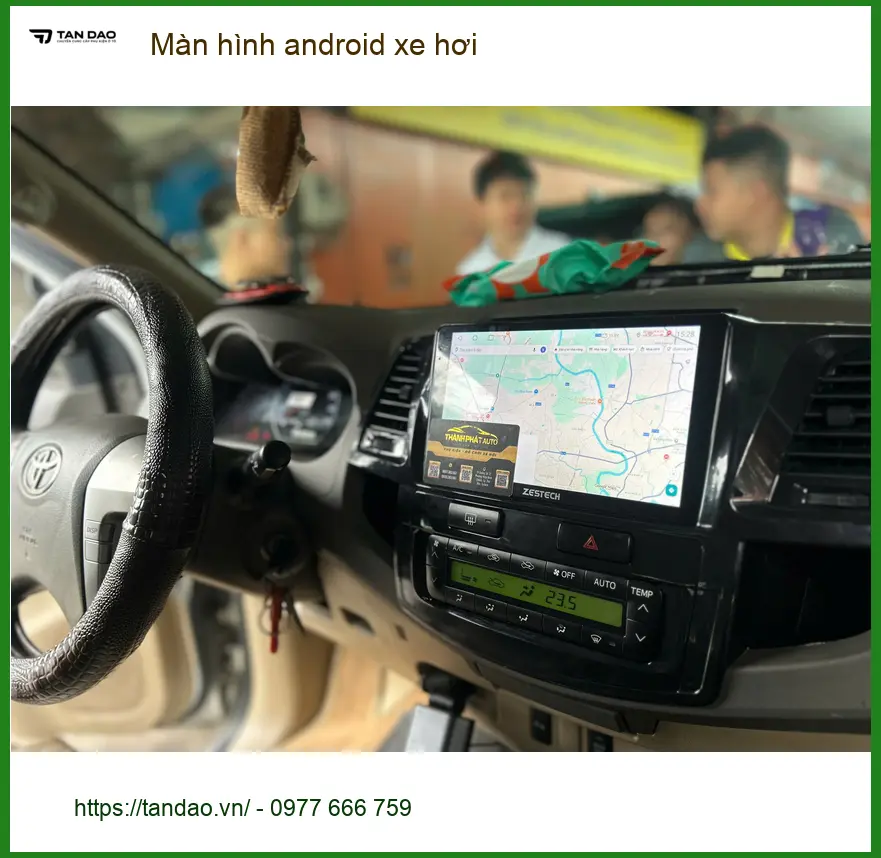 Anh Gia Bảo lắp màn hình Android xe hơi Kia Carnival Quận 2 thay màn hình cũ ảnh thực tế 4