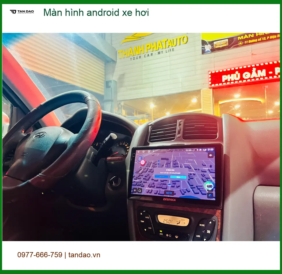 Chị Mai lắp Màn hình android xe hơi Kia K3 Quận 8 tìm màn hình đa năng ảnh thực tế 3