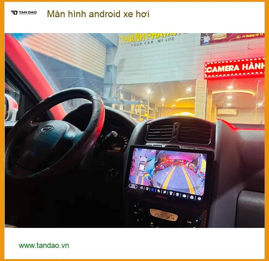 Chị Mai lắp Màn hình android xe hơi Kia K3 Quận 8 tìm màn hình đa năng ảnh thực tế 4