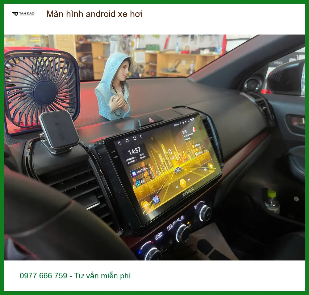 Bác Lâm nâng cấp màn hình android cho Kia K3 sau khi chuyển về Cần Giờ sống ảnh thực tế 4