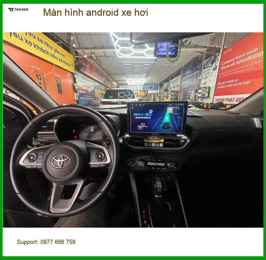 Chú Long nâng cấp màn hình android cho Honda CR-V tại Quận 12, hết lo màn zin lỗi thời