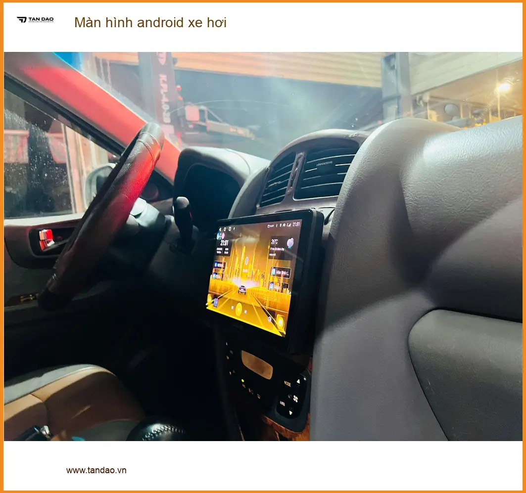 Anh Khang lắp màn hình Android xe hơi Toyota Camry tại Quận 9. ảnh thực tế 3
