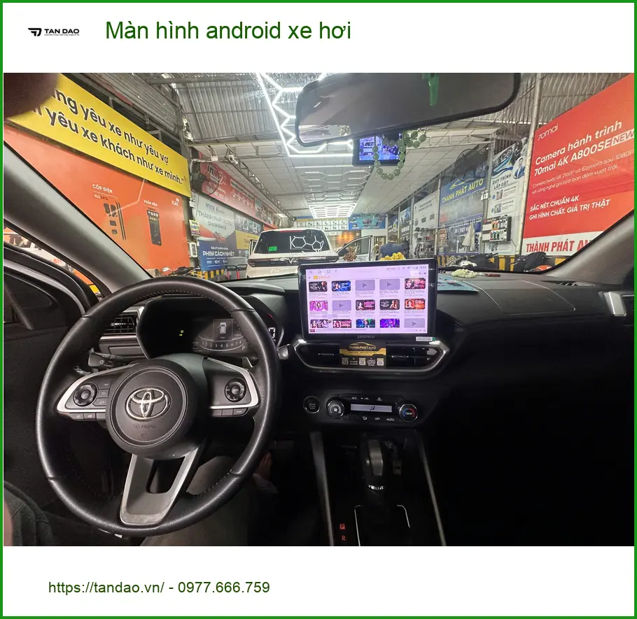 Anh Dũng lắp màn hình Android xe hơi cho Kia Carnival ở Thủ Đức ảnh thực tế 2