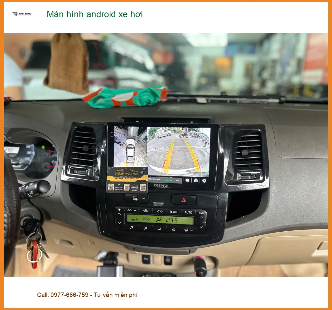Anh Nam lắp màn hình Android xe hơi cho Toyota Raize tại Bình Chánh ảnh thực tế 2