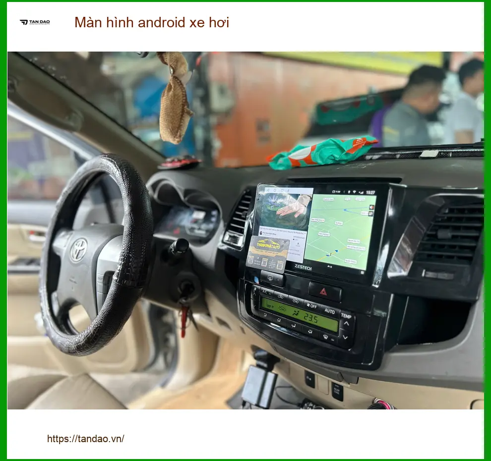 Anh Nam lắp màn hình Android xe hơi cho Toyota Raize tại Bình Chánh ảnh thực tế 3