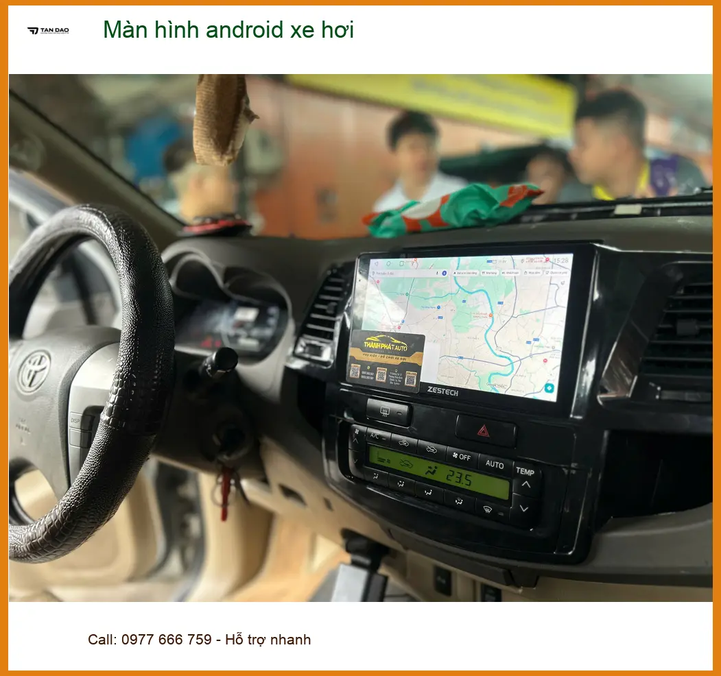 Anh Nam lắp màn hình Android xe hơi cho Toyota Raize tại Bình Chánh ảnh thực tế 4