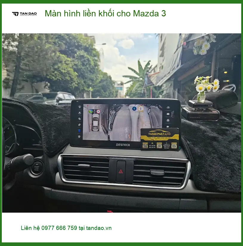 Anh Quang Minh nâng cấp Màn hình liền khối cho Mazda 3 tại Quận 9 để nâng cấp trải nghiệm lái xe ảnh thực tế 4