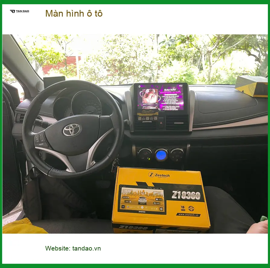 Anh Phong lắp màn hình ô tô chính hãng Hyundai Accent Quận Tân Bình ảnh thực tế 5