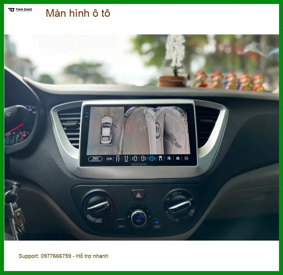Anh Thành lắp Màn hình ô tô Hyundai Santa Fe tại Củ Chi uy tín