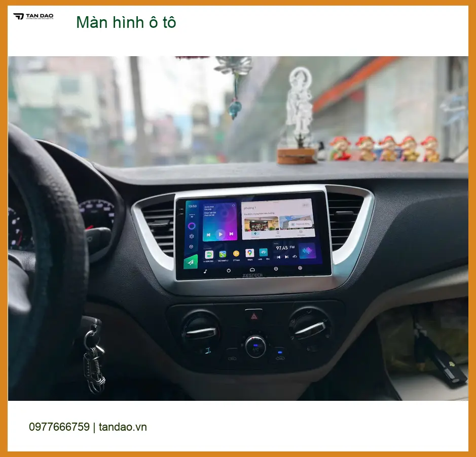 Anh Thành lắp Màn hình ô tô Hyundai Santa Fe tại Củ Chi uy tín ảnh thực tế 2