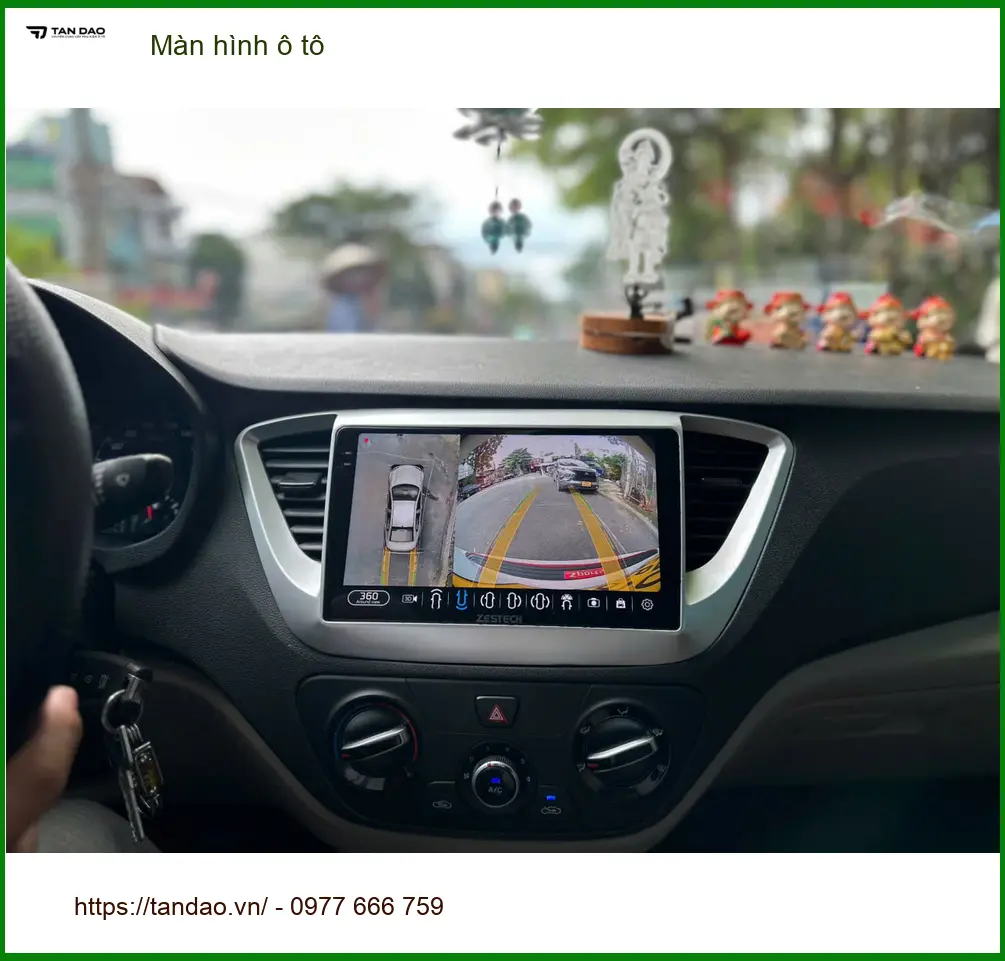 Anh Thành lắp Màn hình ô tô Hyundai Santa Fe tại Củ Chi uy tín ảnh thực tế 5