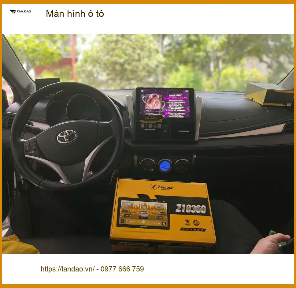 Chú Minh lắp màn hình ô tô cho Honda HR-V tại Quận 8 để lái xe tiện lợi hơn ảnh thực tế 2