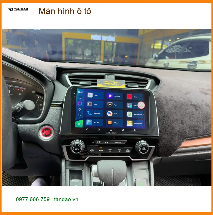 Anh Quang lắp màn hình ô tô Hyundai Accent tại Quận 2 để xem bản đồ và giải trí trên xe ảnh thực tế 2