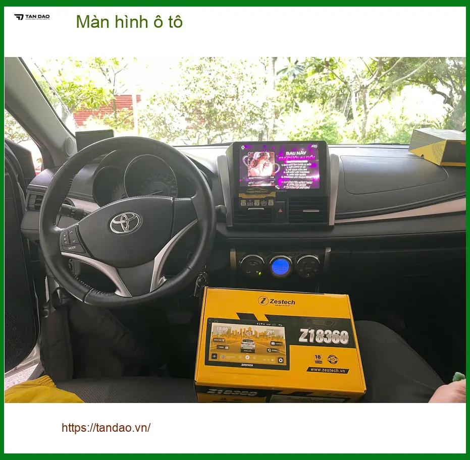 Anh Quang nâng cấp màn hình ô tô cho Hyundai Kona tại Quận 2 để giải trí thông minh hơn