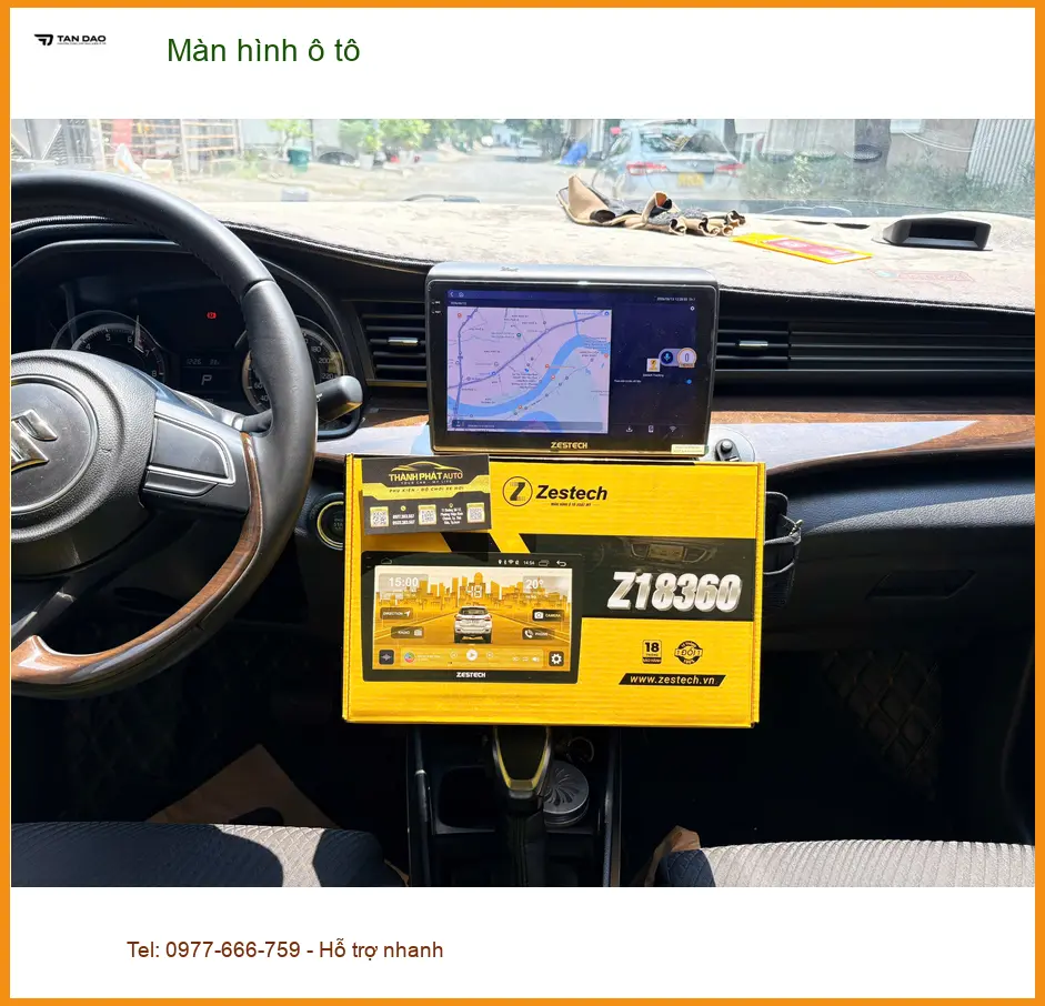 Anh Trọng lắp màn hình ô tô Android mới cho Kia Carnival tại Quận 2 vì màn zin quá mờ ảnh thực tế 4